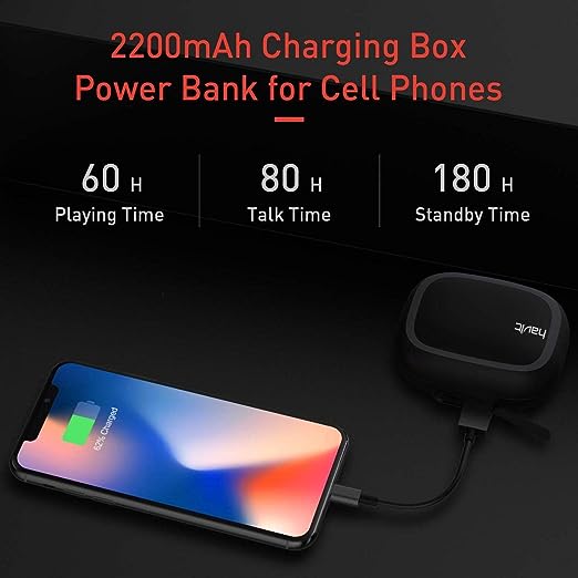 havit i93 Truly Wireless Bluetooth in Ear Earphone with Mic (Black) havit i93 Truly Wireless Bluetooth in Ear Earphone with Mic (Black)
